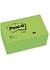Post-it neon 655-N 76x127mm grön 
