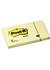 Post-it linjerat 635 76x127mm gul 