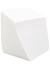 Blockkub 100x100x100mm vit Blockkuber