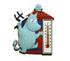 Mumin KylskåpsMagnet Mumintrollet