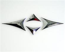 Bild Emblem 3D Krom - Star
