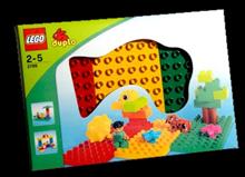 Bild Lego Duplo Röd, grön och gul byggplatta