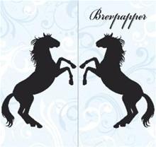 Bild Brevpapper hästar