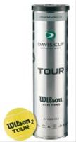 Bild Wilson Tennisboll Tour Davis Cup Ball Gas 4-pack