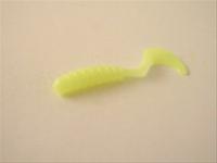 Bild Jigg Curly Tail 7 cm, gul fluo