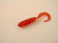 Bild Jigg Curly Tail 7 cm, röd glitter