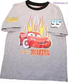 Bild Cars t-shirt, grå eld