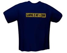 Bild NOT A CRIME Navy T-Shirt - S