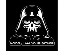 Bild Noob, I am your father - KlistermÃ¤rke 