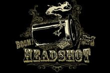 Bild BOOM! Headshot T-Shirt - S
