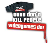 Bild Guns dont kill people T-Shirt - S