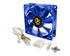 Silent Anodized LED Fan 80mm Blue 