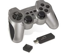 Bild Strike 3 Wireless Gamepad for PS3 & PC - Silver 