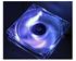 Silent Crystal LED Fan 80mm Blue - 3 pack