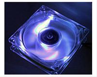 Bild Silent Crystal LED Fan 80mm Blue - 3 pack