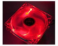 Bild Silent Crystal LED Fan 80mm Red - 3 pack