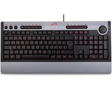 Bild Alterno Blue/Red Colour LED Keyboard - Tysk layout