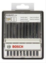 Bild Bosch 10-delars Robust Line Wood Expert-sticksågsbladsats T-skaft