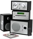Bild Tivoli Audio Model Three Bedroom Combo - Model Three+Dual Alarm Speaker+CD+Sub, Silver/Black