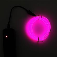 Bild Batteridriven Led Glowstrip Neon slinga 3 Meter - Cerise