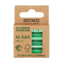 Bild Deltaco AAA-batterier (LR03) - 4-pack