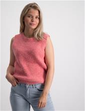 Bild Grunt, Sigrid Vest Knit, Rosa, Tröjor/Sweatshirts till Tjej, 134-140 cm