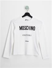 Bild Moschino, LONG SLEEVES T-SHIRT, Vit, T-shirts till Tjej, 12 år