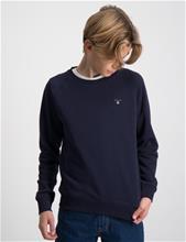 Bild Gant, THE ORIGINAL C-NECK SWEAT, Blå, Tröjor/Sweatshirts till Kille, 134-140 cm