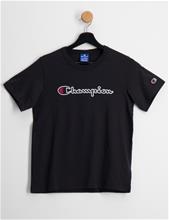 Bild Champion, Crewneck T-Shirt, Svart, T-shirts till Tjej, L