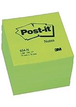 Bild Post-it neon 654-N 76x76mm grön 