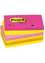 Bild Post-it Hot Pink Rainbow 655-TF 76x127mm 