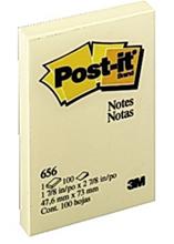 Bild Post-it 656 51x76 mm gul 