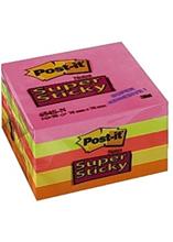 Bild Post-it supersticky 654S-N 76x76mm neon 