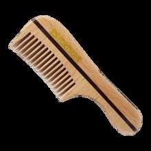 Bild 1541 of London - Wooden Moustache/Beard Comb Natural Beechwood