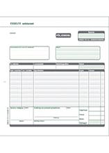 Bild Blankett följesedel 2/3 A4 3x100 bl onum