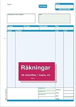 Bild Blankett Faktura A4 2x50 st