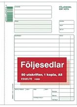 Bild Blankett följesedel A5 2x50 bl. onum.