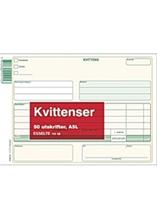 Bild Blankett kvittens A5L 50 blad