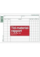 Bild Blankett tid- och materialrapport A5L/ 10 ST