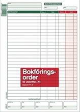 Bild Blankett bokföringsorder A4 50 blad