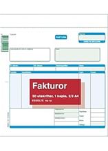 Bild Blankett faktura 2/3 A4 2x50 blad