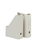 Bild Tidskriftssamlare A4 papp vit