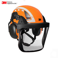 Bild 3M  SecureFit;  Safety Helmet X5000 - Dual Standard EN12492 and EN397 - ARBORIST KIT (Orange HIgh Viz)