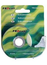 Bild Tejp Dokument PROcoll 33mx19mm m hållare