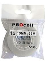 Bild Tejp kontor PROcoll 33m x 15mm flowpack 