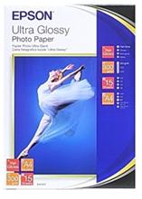 Bild Fotopapper Epson Ultra Glossy A4 15/fp 