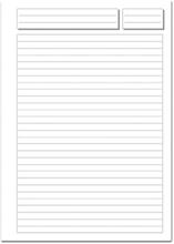 Bild Konferensblock A4 10blad linjerat Anteckningsböcker 