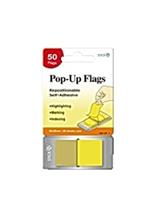 Bild Index Pop-up flags 45x25mm lemon 50bl Märkflikar