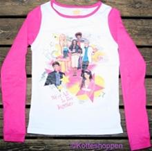 Bild High School Musical, HSM t-shirt, vit/rosa långärmad