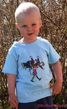 Bild Pippi Långstrump t-shirt, Ljusblå